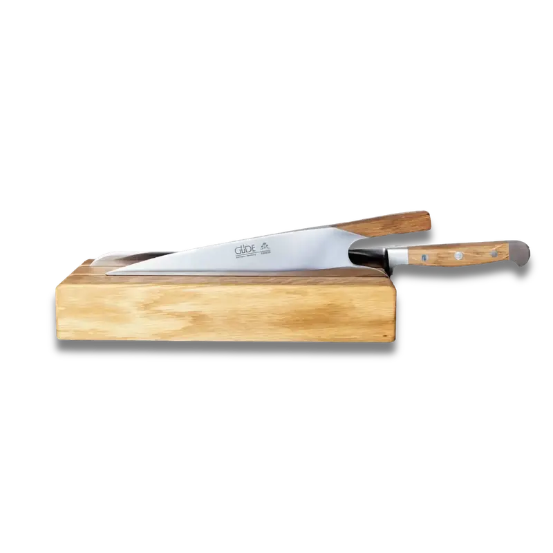 Dual-Slot Knife & Bread Knife Holder – Minimalist Design (Knives Sold Separately) 1