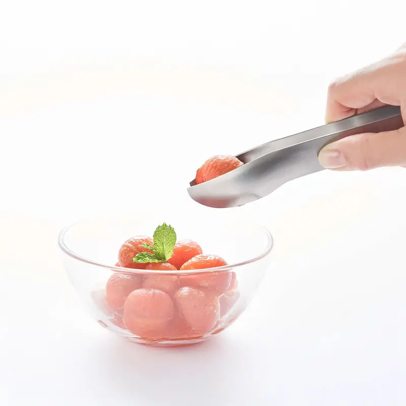 Eatoco Hasam S Compact Tongs – Slim Stainless Steel Serving Tools, Japanese-Made 1