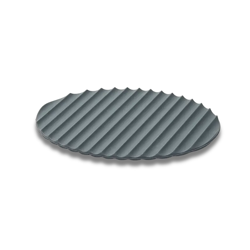 Eatoco Nami Silicone Pot Holder Mat – Dark Grey, High-Temp Resistant & Grip-Enhanced Design 1
