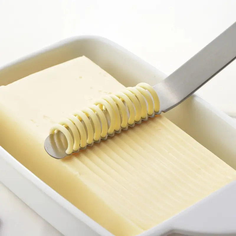 Eatoco Nulu Butter Knife – Stainless Steel Curler & Spreader For Soft Dairy & Spreads 1