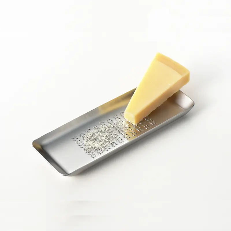 Eatoco Oros L Tray Grater – Large-Capacity Stainless Steel Zester & Condiment Grater 1