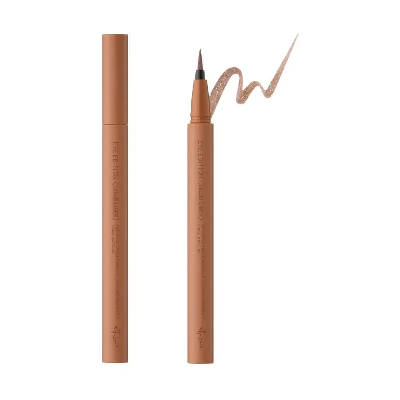 Ettusais Glow Liquid Eyeliner In Warm Brown – Luminous, Long-Wearing Formula (0.35Ml) 1