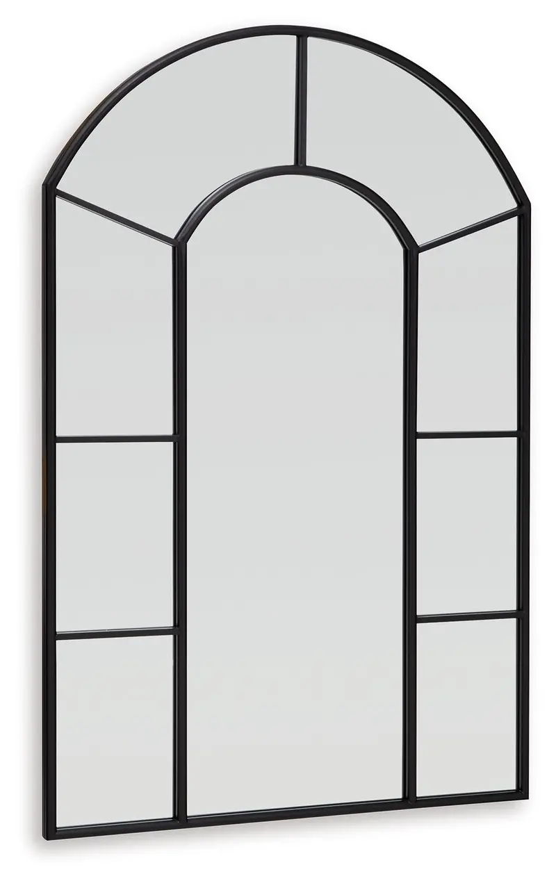 Evengton Minimalist Black Wall-Mount Accent Mirror 1