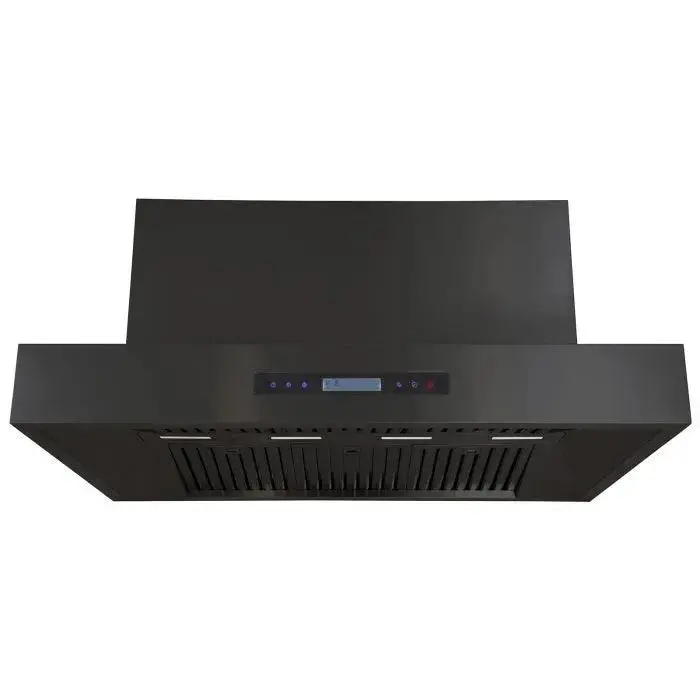 Excelsior 1200Mm Outdoor Wall-Mounted Stainless Steel Range Hood – 304 Grade With Matte Black Finish 1