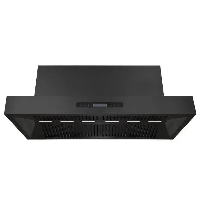 Excelsior 1480Mm Outdoor Wall-Mounted Stainless Steel Range Hood – 304 Grade With Matte Black Finish 1