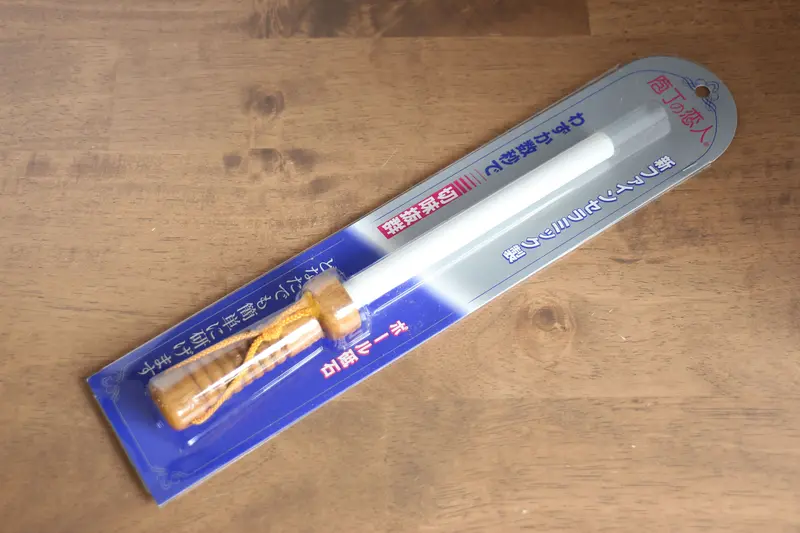 Fine Ceramic Honing Rod – 240Mm With Brown Pakka Wood Handle 1