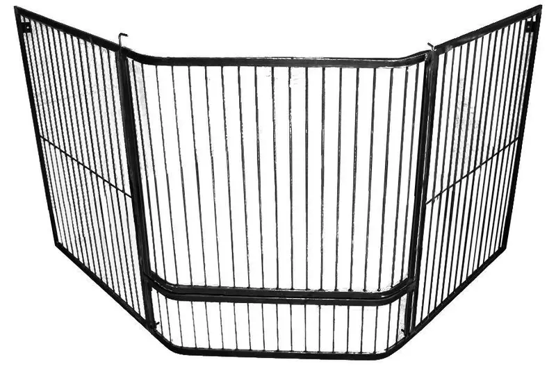 Fireup Corner-Mounted Child Safety Gate With Swing Door 1