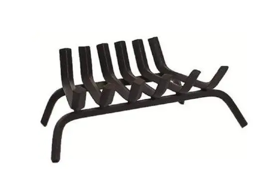Fireup Diamond-Profile Steel Fire Grate – Heavy-Duty Log Support For Open Fires 1