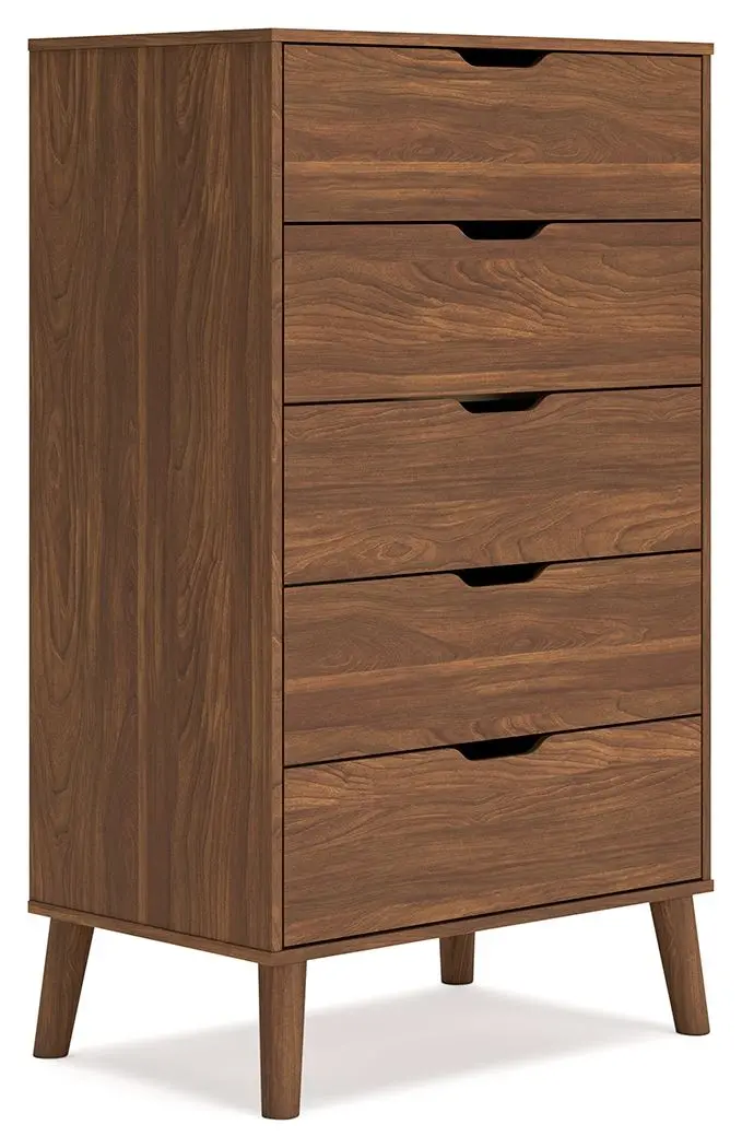 Fordmont Auburn Five-Drawer Chest With Smooth-Glide Drawers 1