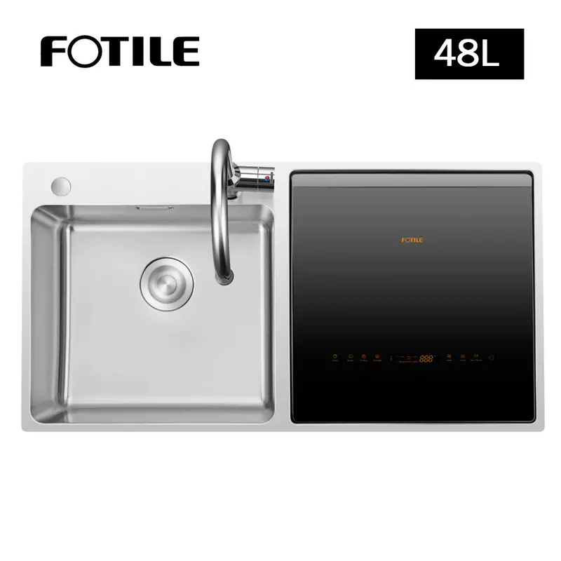 Fotile 48L Compact Dishwasher – Adjustable 50–70°C Wash Temp, 2000W 1