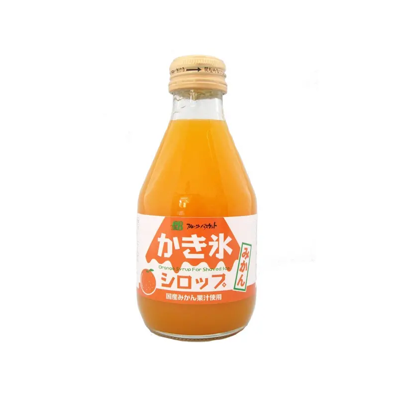Fruit Basket Mikan Mandarin Orange Shaved Ice Syrup – Additive-Free, 180Ml 1