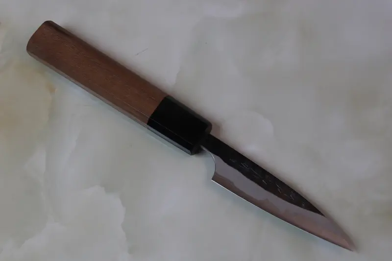 Fu-Rin-Ka-Zan Aogami Super Kurouchi Fab-1Pw Paring Knife – 85Mm (3.3") Walnut Octagon Handle 1