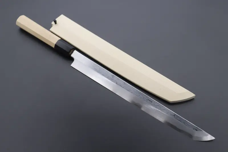 Fu-Rin-Ka-Zan Fso-13M Sakimaru Takohiki – 270Mm (10.6") Limited Suminagashi Blue Steel No.1 Knife 1