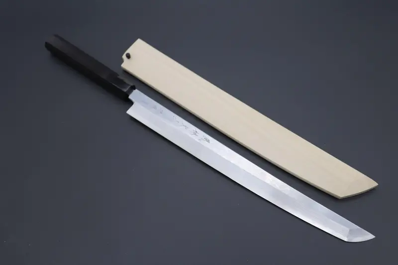 Fu-Rin-Ka-Zan Fso-B1Sa Sakimaru Takohiki – Blue Steel No.1, Octagonal Ebony Handle, 300Mm (11.8") 1