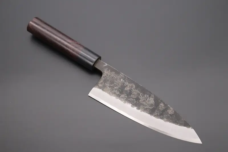 Fu-Rin-Ka-Zan Kurouchi White Steel No.2 Deba – 165Mm & 180Mm With Red-Sandalwood & Pakka Ferrules 1