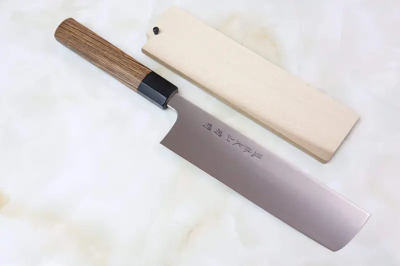 Fu-Rin-Ka-Zan Zdp-189 Wa Nakiri Fzdp-10B – 180Mm With Octagonal Bocote Handle 1