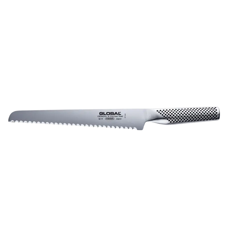 Global 8.7-Inch Bread Knife – Serrated Cromova 18 Blade For Crisp Crusts 1