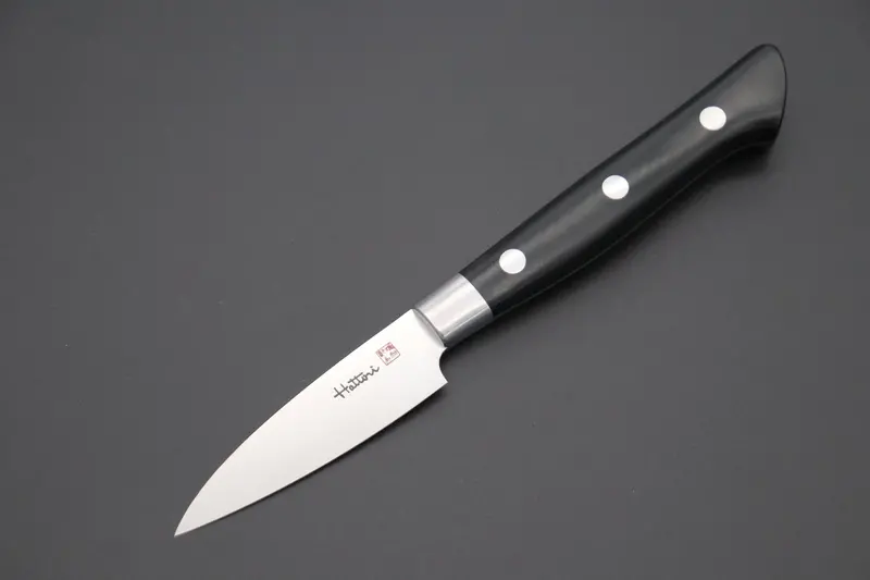 Hattori Fh Parer Knife (Fh-1L) – 70Mm With Black Linen Micarta Handle 1