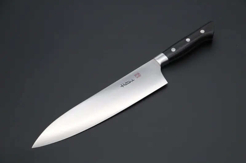 Hattori Fh Western Deba Knife – 165Mm Or 240Mm With African Blackwood Handle 1