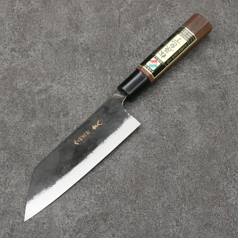 Hayashida Blue Steel #2 Bunka Knife – 160Mm Black-Finished Blade, Walnut Handle 1