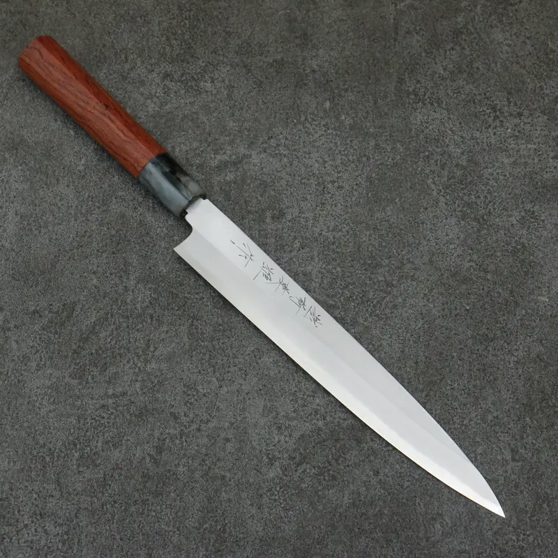 Hideo Kitaoka Blue Steel #2 Yanagiba – 210Mm Precision Sashimi Knife With Bubinga Wood Handle 1