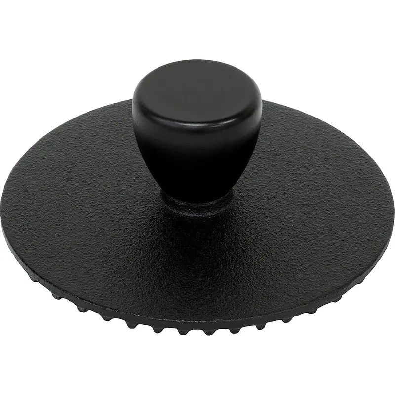 Ikenaga Heavy-Duty Cast Iron Grill Press For Meats & Sandwiches 1
