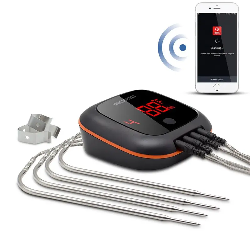 Inkbird Ibt-4Xs Digital Meat Thermometer – 4-Probe Wireless Cooking Monitor 1