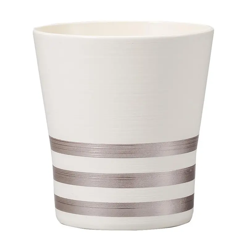 Isuke Brushed Silver Resin Tumbler – Modern Japanese Drinking Cup 1