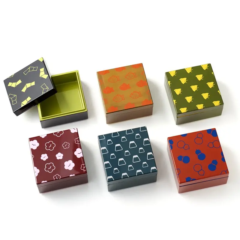 Isuke Compact Lacquered Wooden Accessory Box – Cute Multi-Use Storage 1