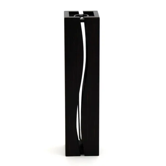 Isuke Wave-Shape Wooden Single-Stem Vase – Dawn-Inspired Home Décor 1