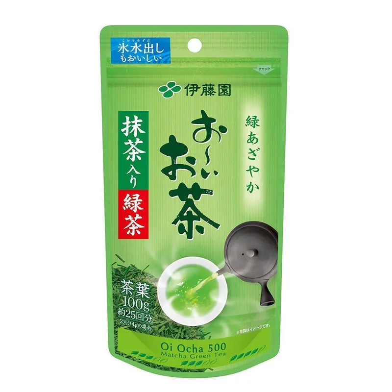 Itoen Oi Ocha Sencha-Matcha Green Tea – Loose-Leaf Japanese Blend (100G) 1