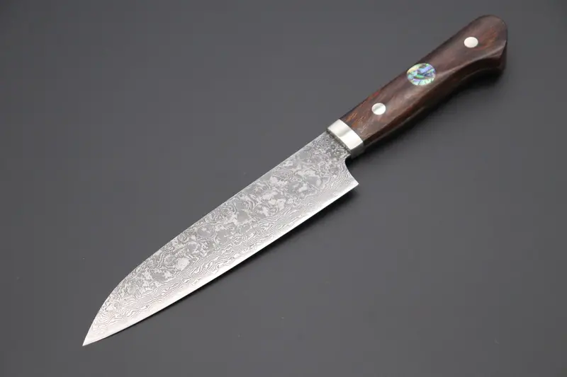 Itou Luna Series R-2 Damascus Gyuto – 160Mm With Desert Ironwood Handle (It-152) 1