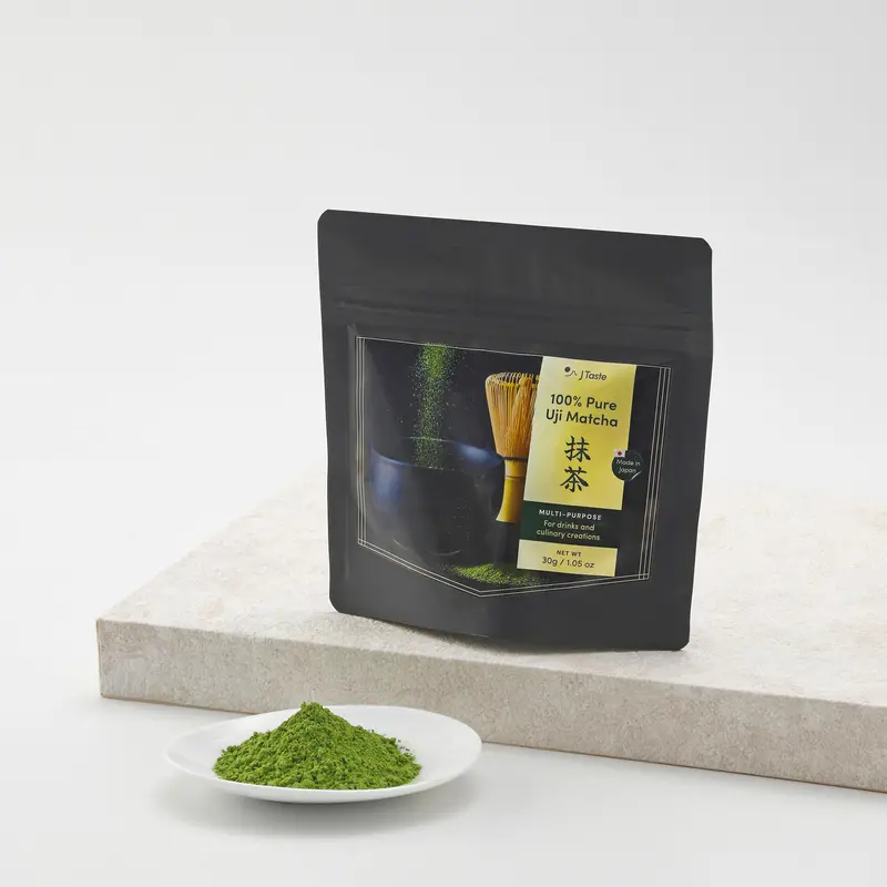 J Taste Authentic Uji Matcha Powder – 100% Ceremonial-Grade, 30G 1