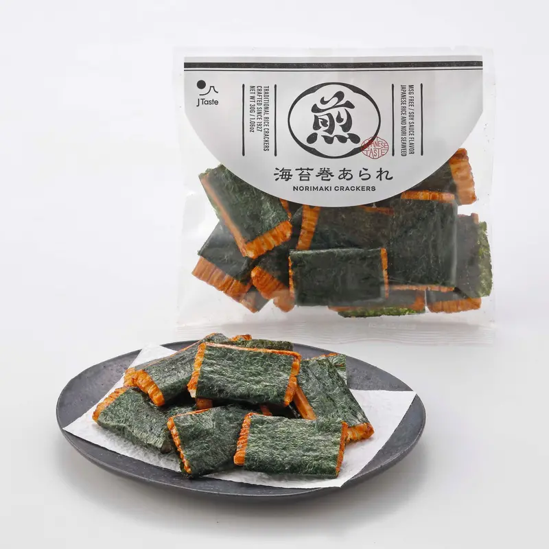 J Taste Norimaki Arare Nori Rice Crackers – 3-Pack 1