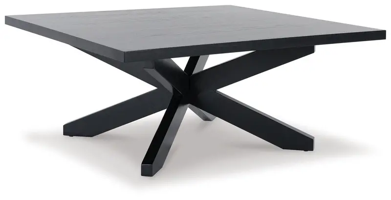 Joshyard Black Square Cocktail Table 1