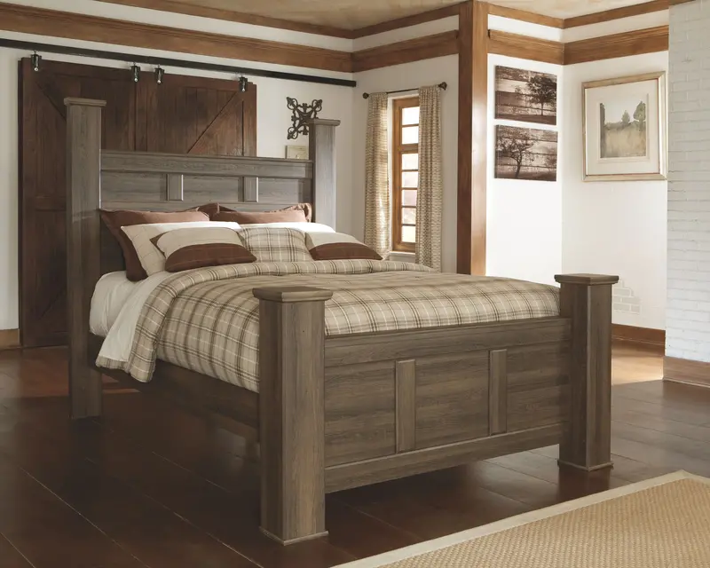 Juararo Classic Four-Poster Bed Frame 1