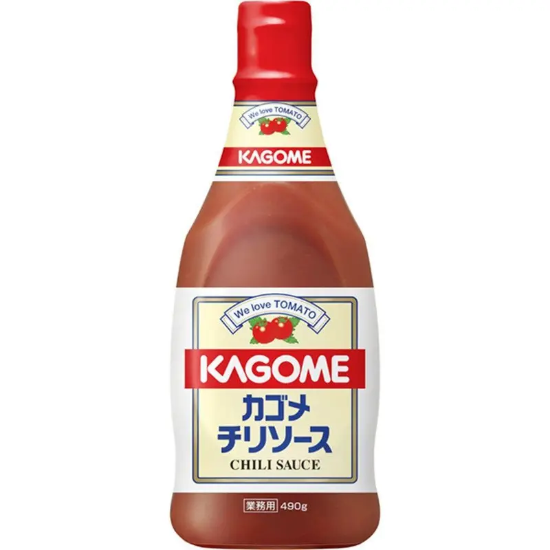Kagome Mild Chili Sauce – Japanese Tomato-Based Condiment With Gentle Heat, 490G 1