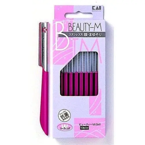 Kai Beauty-M Precision Facial Razor – 10-Blade Kit For Eyebrows & Delicate Areas 1