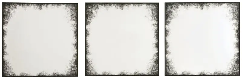 Kali Black Framed Accent Mirror Set (Set Of 3) 1