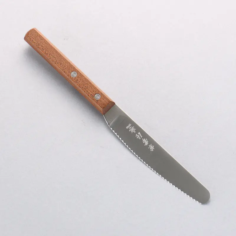 Kanetsune Aus8 Spread Knife 110Mm – Corrosion-Resistant Steel, Maple Wood Handle 1