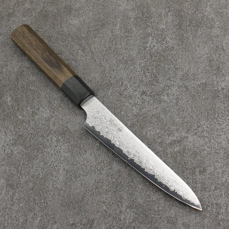 Kanjyo Vg10 Damascus Petty – 150Mm, Gray Pakka Wood Ergonomic Handle 1