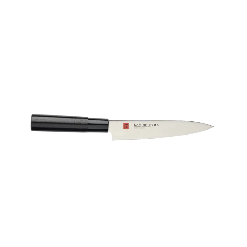 Kasumi Tora Utility Knife – 15 Cm Magnolia Wood Handle, Precision Forged 1