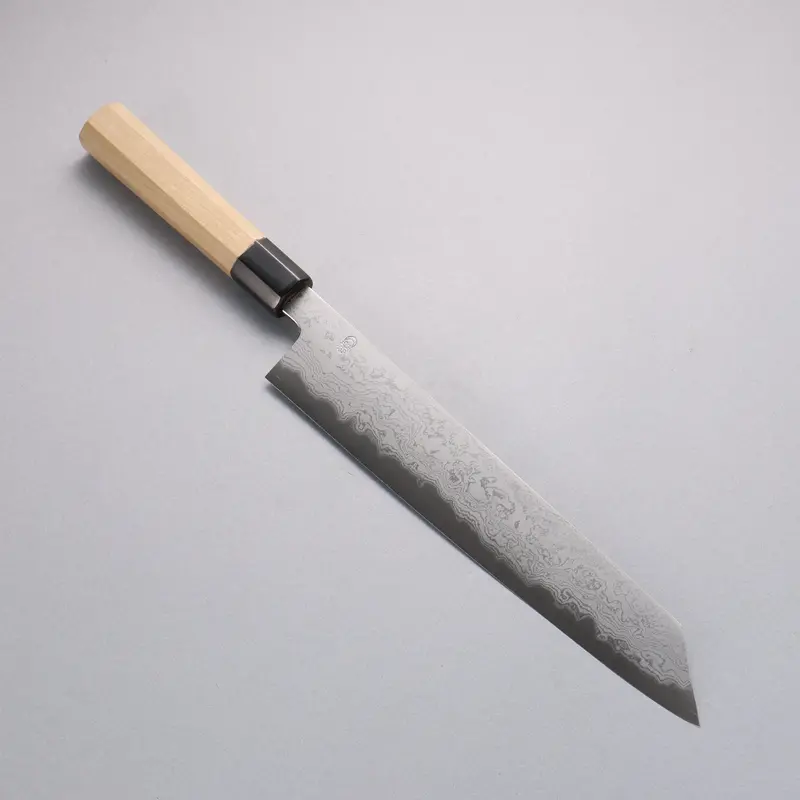 Kikuzuki Blue Steel #1 Damascus Kiritsuke Gyuto – 270Mm Blade, Magnolia Handle 1