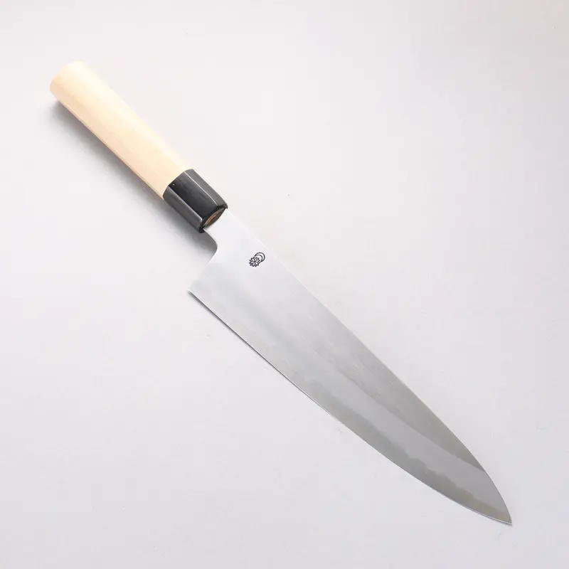 Kikuzuki White Steel #2 Kasumitogi Gyuto Knife – 240Mm Magnolia Handle 1