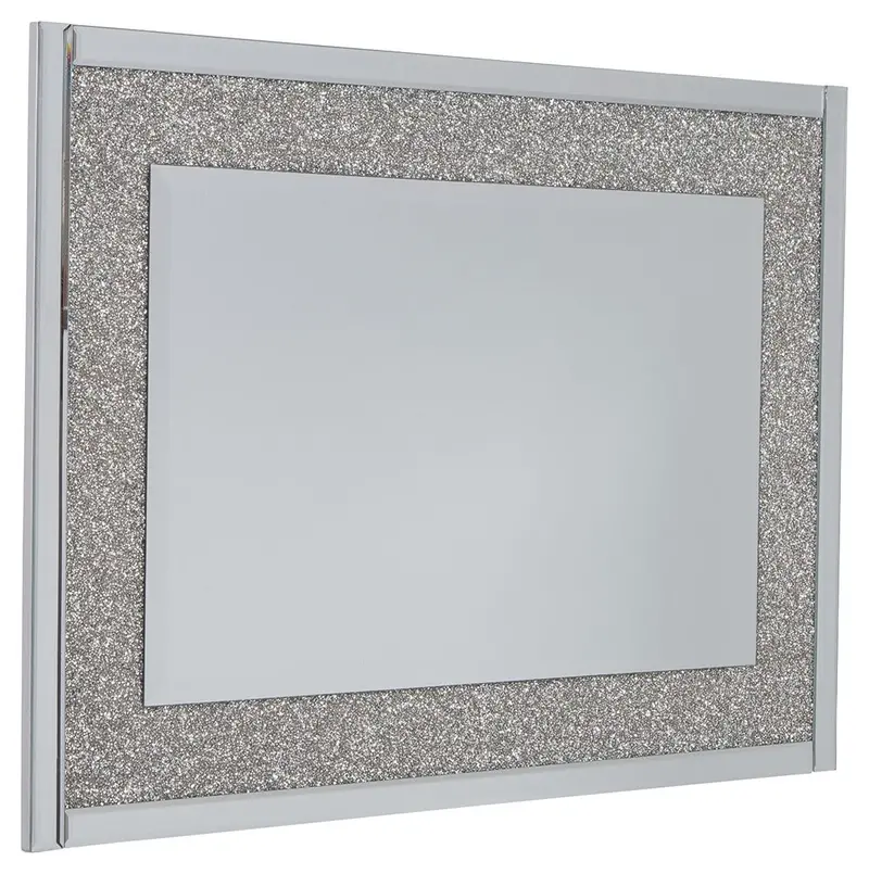 Kingsleigh Metallic Rectangular Wall Accent Mirror 1