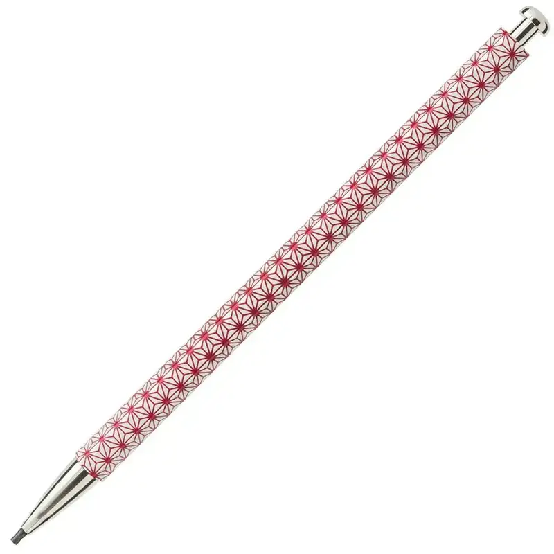 Kitaboshi Asanoha Mechanical Pencil – Traditional Hemp Leaf Design 1