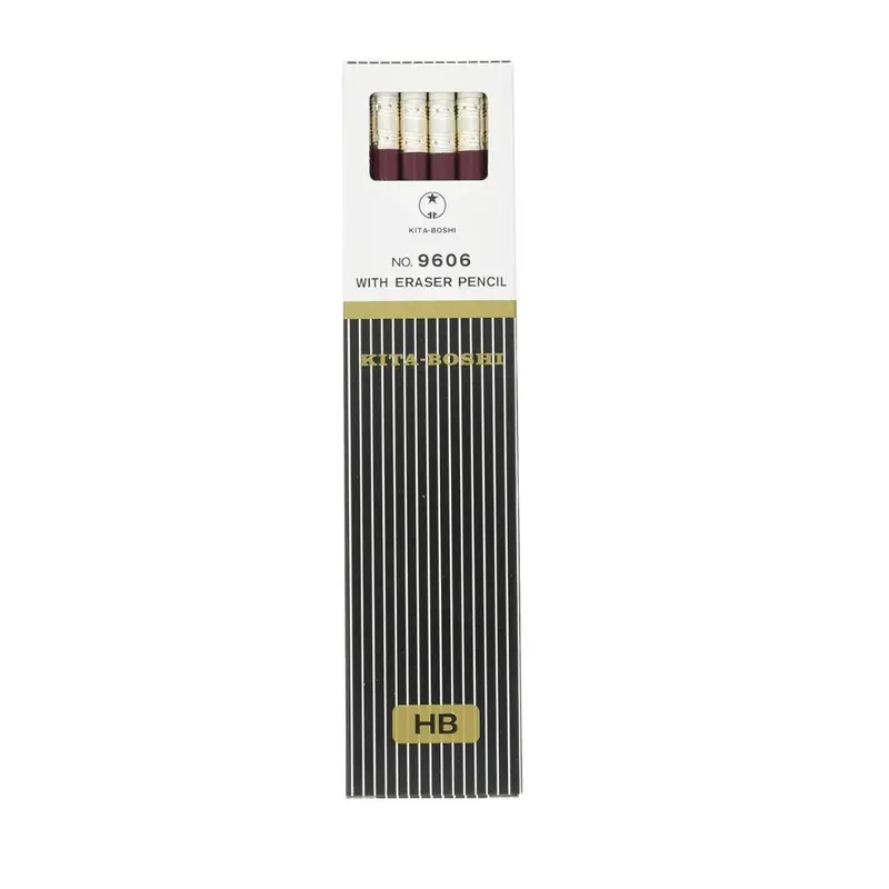 Kitaboshi Hb Pencil Set – 12-Pack With Eraser, General Purpose 1