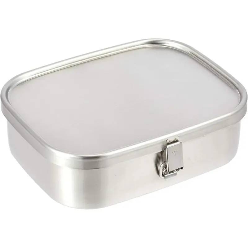 Kobo Aizawa Large Square Stainless Steel Bento Box – 1000Ml Capacity 1