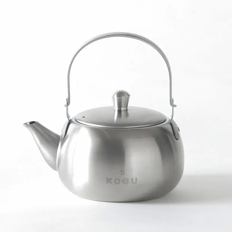 Kogu Modern Stainless Steel Teapot – 500Ml Electric-Stovetop Kettle With Built-In Strainer 1