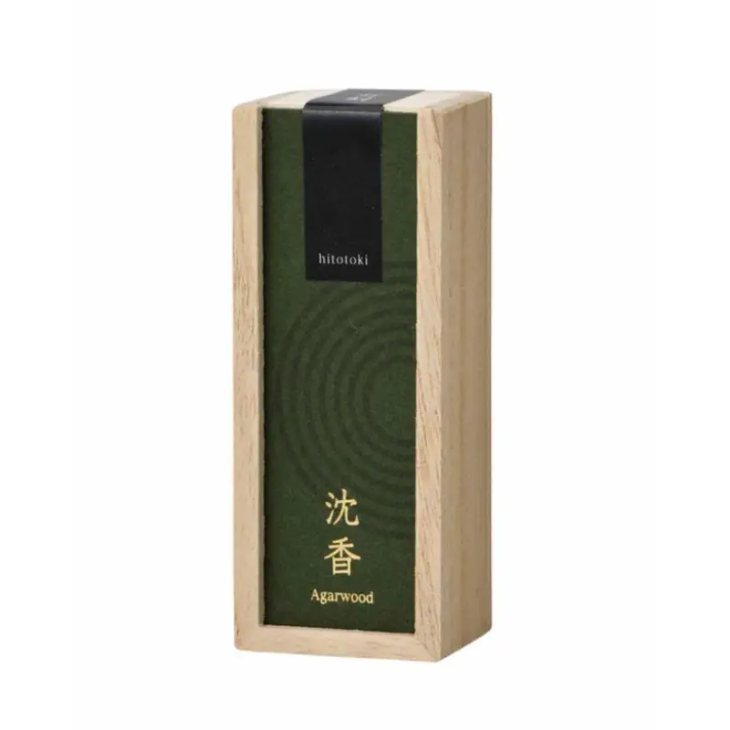 Kousaido Hitotoki Premium Incense – Agarwood (Jinkō) Scent, Traditional Japanese Fragrance Sticks (15) 1